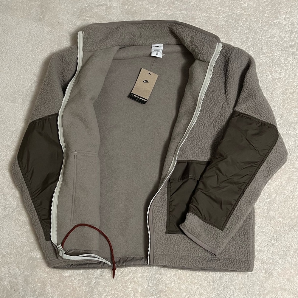 Nike Sportswear Sport Essential Fleece Sherpa Jacket - Picture 2 of 5